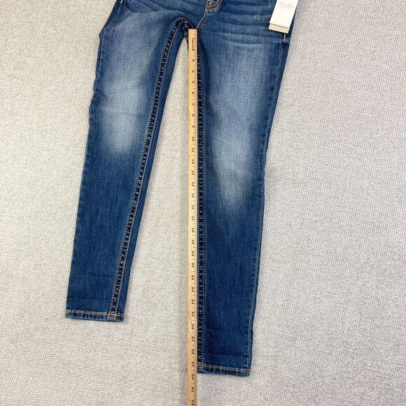 NEW Miss Me Jeans Skinny Heaven Women's Size 26 Mid Rise Stretch Blue Denim - Picture 11 of 14